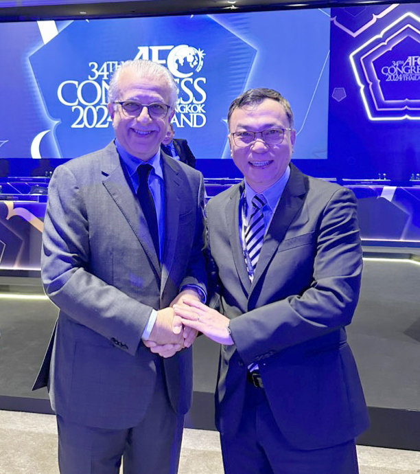 Chủ tịch AFC gửi thư chúc mừng năm mới tới bóng đá Việt Nam và Chủ tịch LĐBĐVN