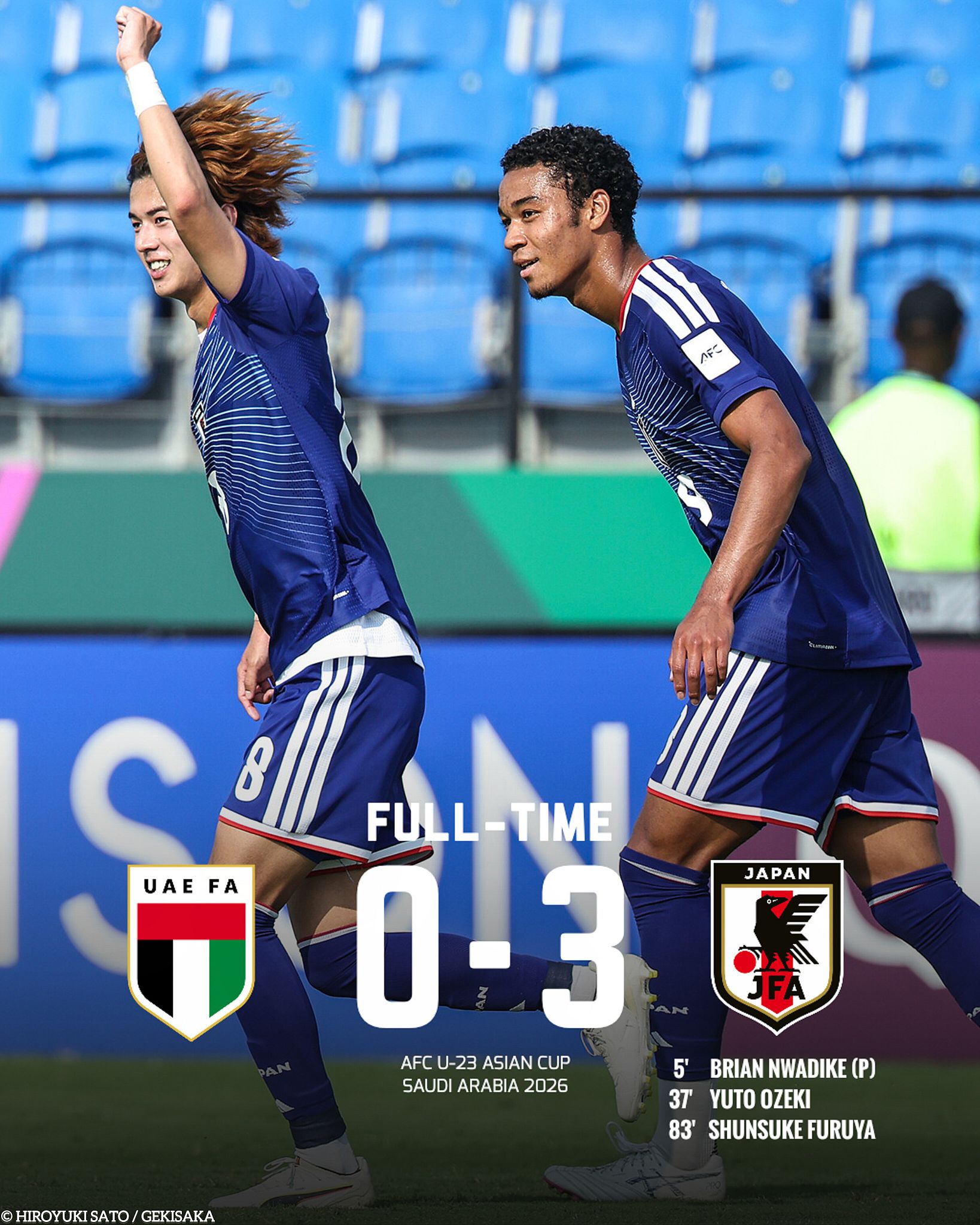 U23 Nhật Bản nhất bảng B, hiên ngang vào Tứ kết VCK U23 châu Á 2026