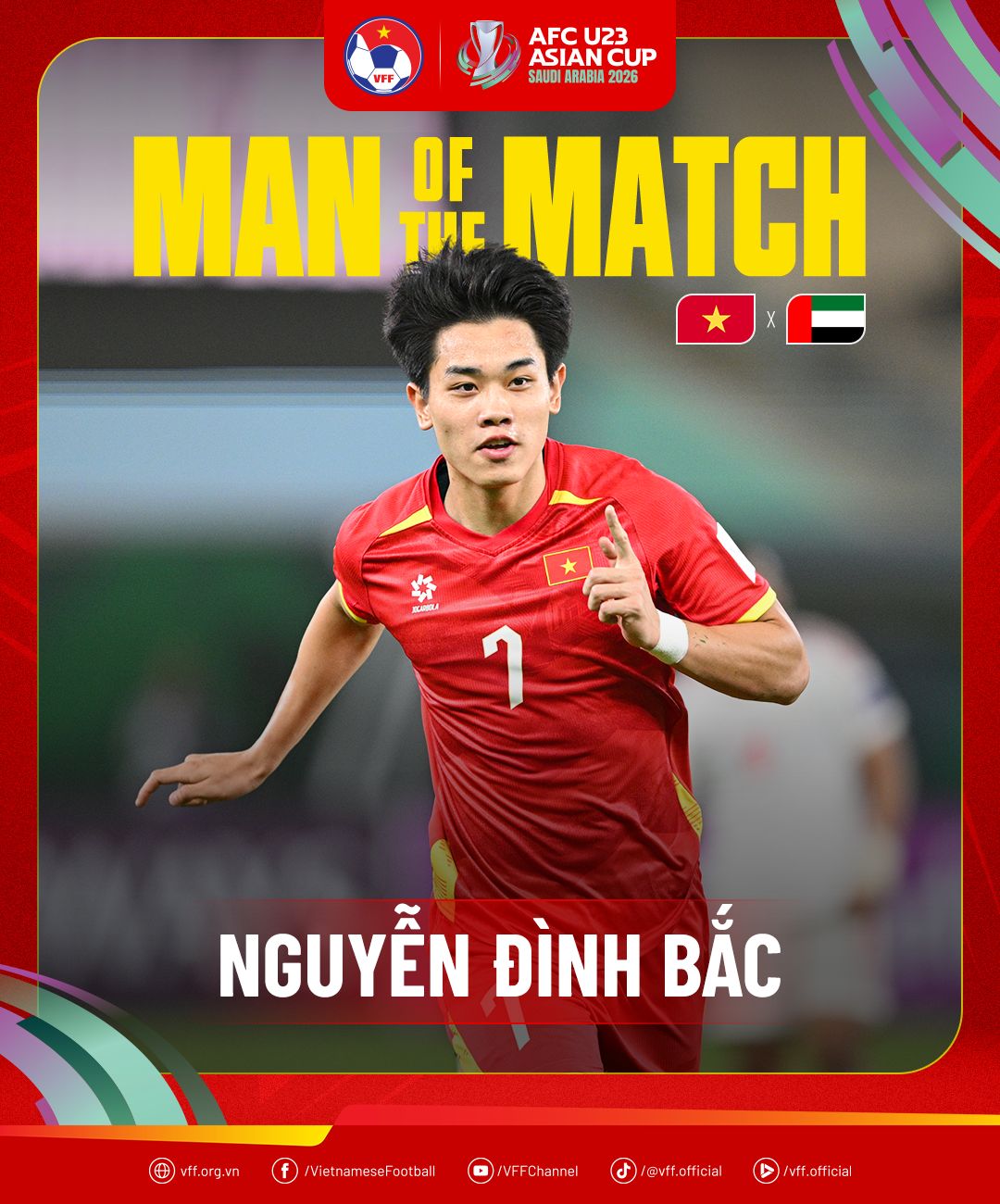 Nguyễn Đình Bắc gửi lời tri ân người hâm mộ sau chiến thắng của U23 Việt Nam