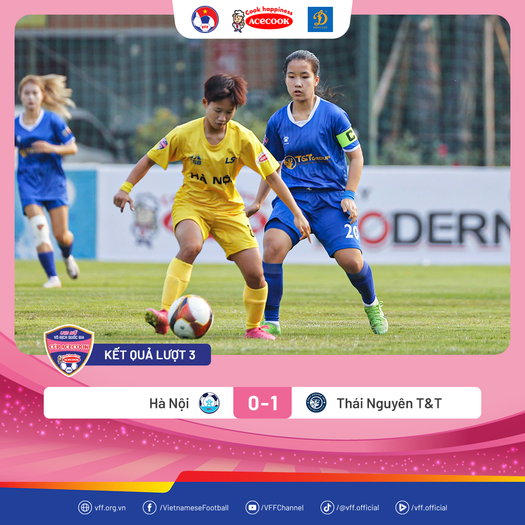 U19 nữ Quốc gia 2026: Thái Nguyên T&T gây chấn động khi đánh bại Hà Nội