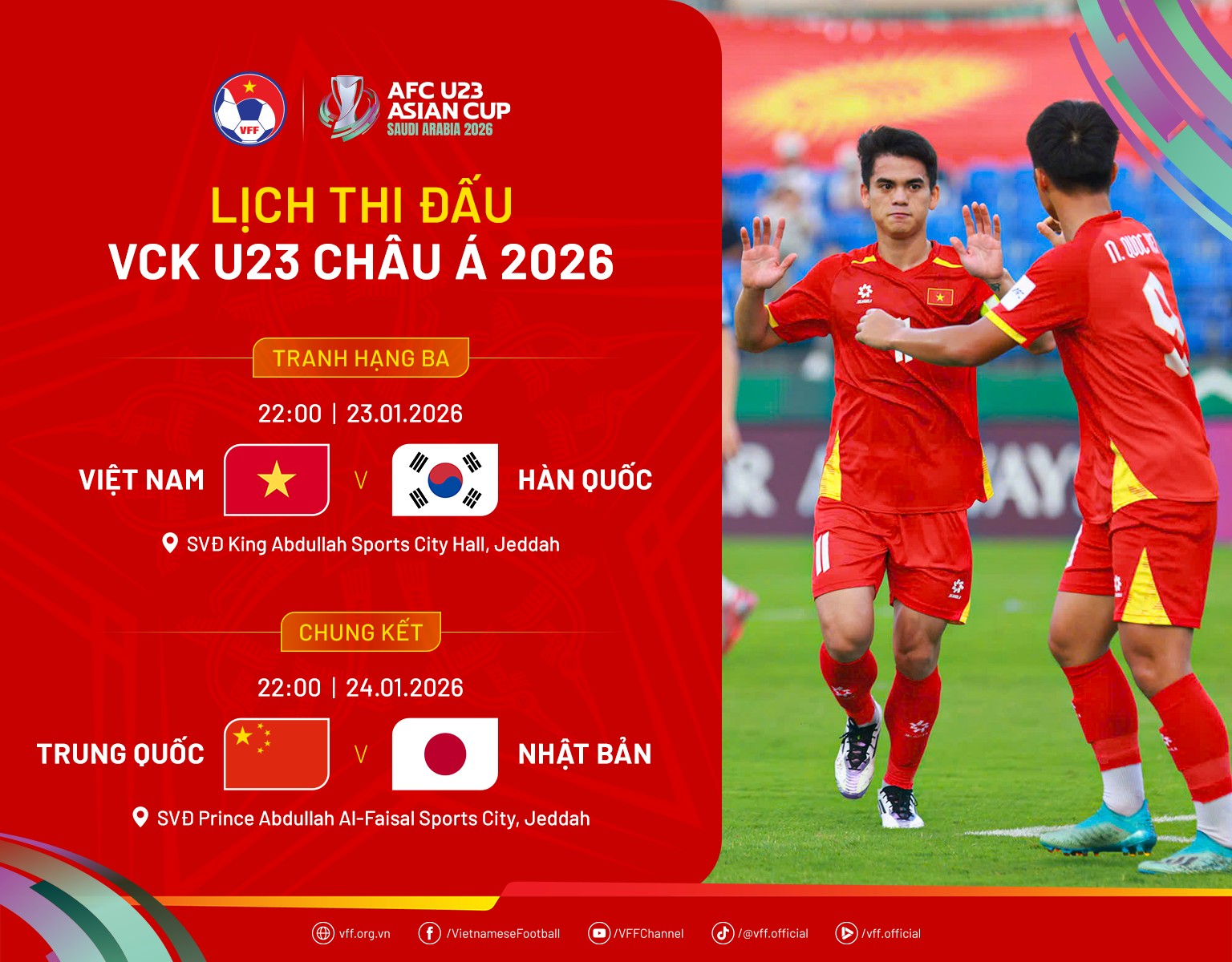 U23 Việt Nam tại VCK U23 châu Á 2026