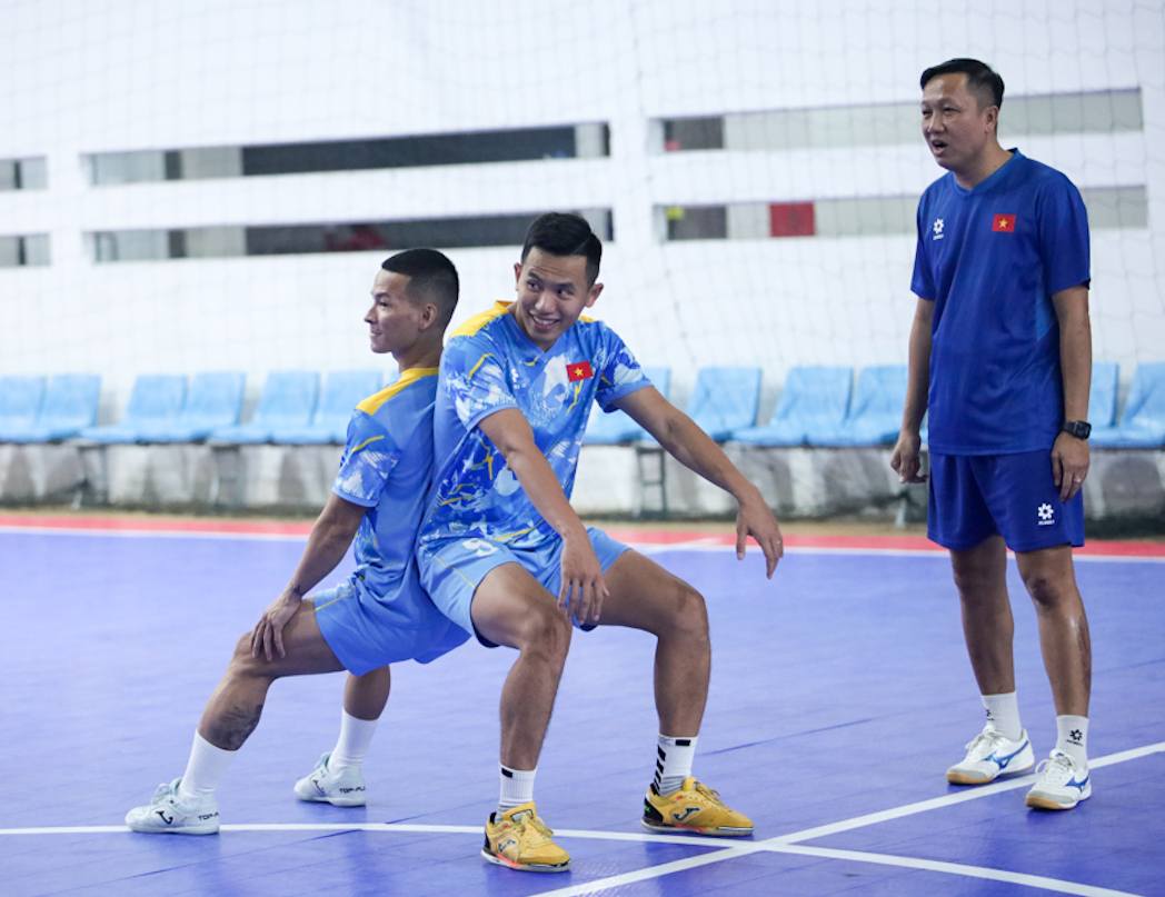 ĐT futsal Việt Nam sẵn sàng cho trận gặp Lebanon tại VCK futsal châu Á 2026