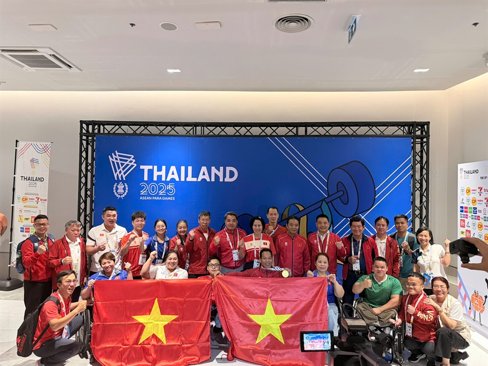 Cử tạ NKT Việt Nam khép lại ASEAN Para Games 13 với vị trí top 3 Đông Nam Á