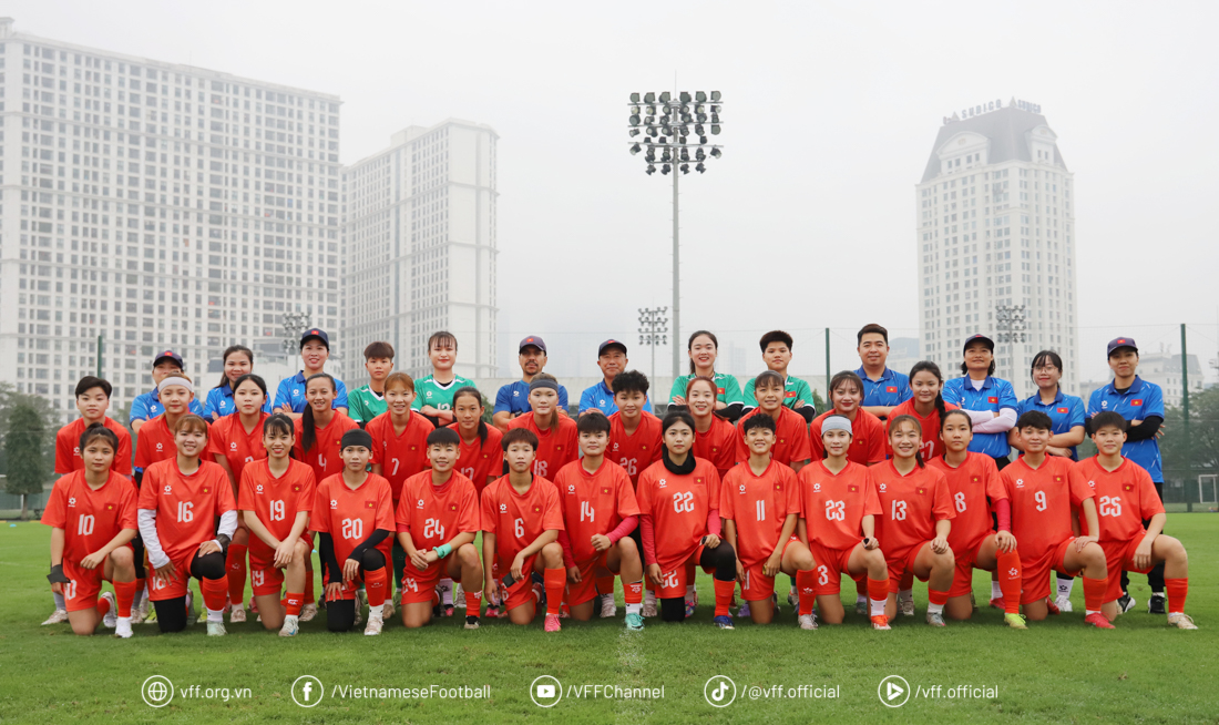 U20 nữ Việt Nam hội quân chuẩn bị Vòng chung kết U20 nữ châu Á 2026