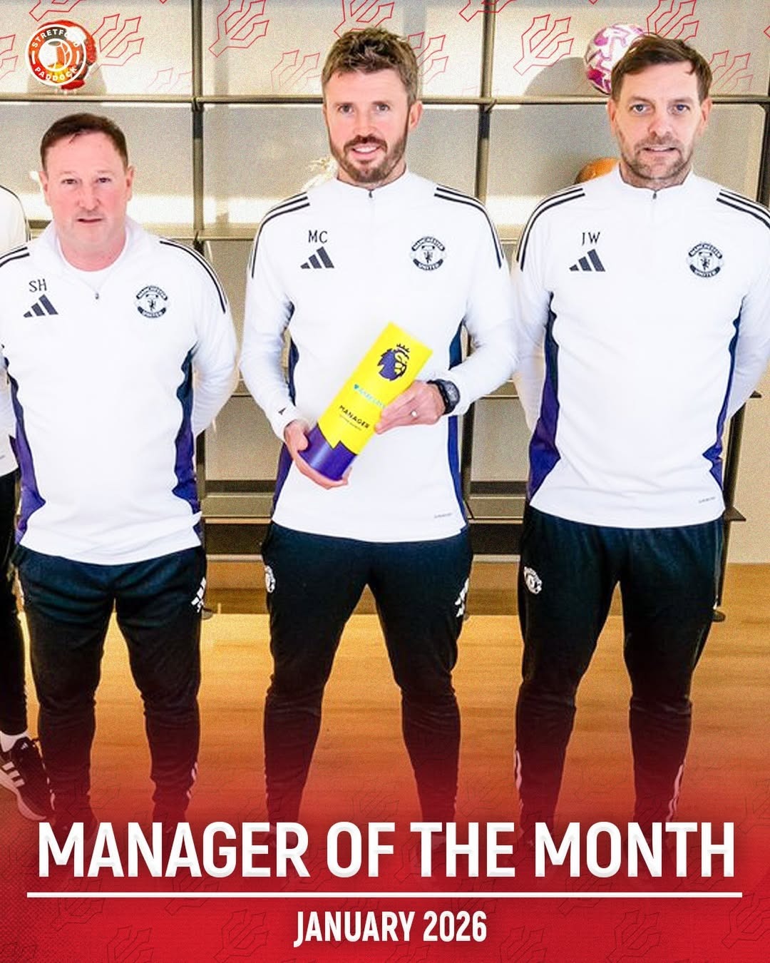 Michael Carrick và danh hiệu HLV xuất sắc nhất tháng 1 Premier League