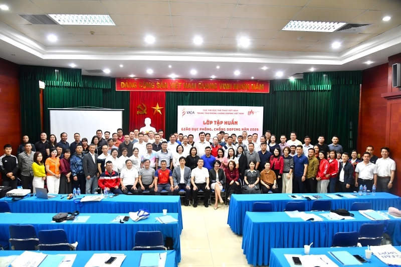 Tập huấn phòng, chống Doping 2026: Nền tảng cho một nền thể thao minh bạch và bền vững