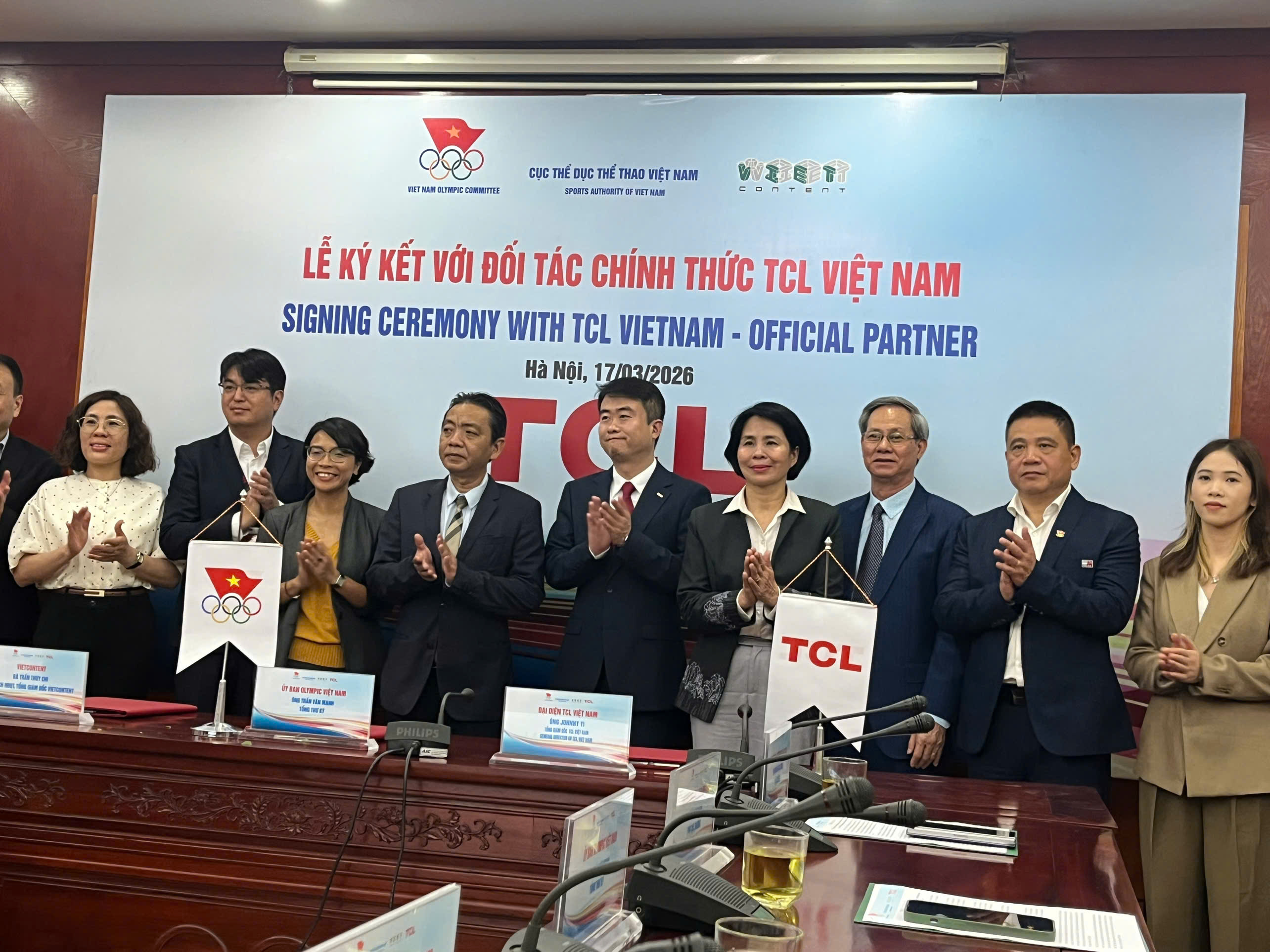 TCL trở thành đối tác chính thức của Ủy ban Olympic Việt Nam: Cú hích mới cho thể thao thành tích cao