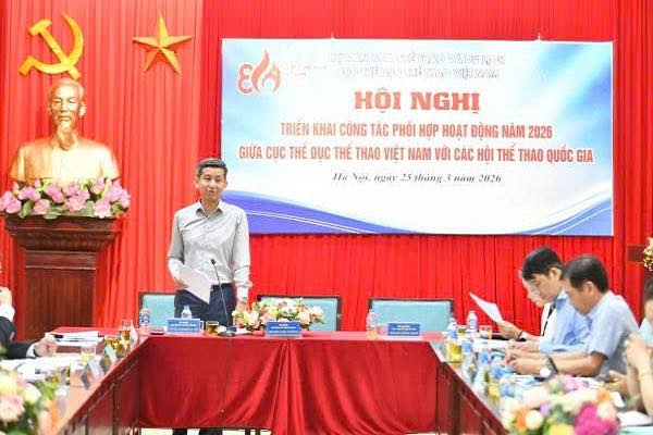 Thể thao Việt Nam 2026: Tăng cường phối hợp, hướng tới phát triển bền vững
