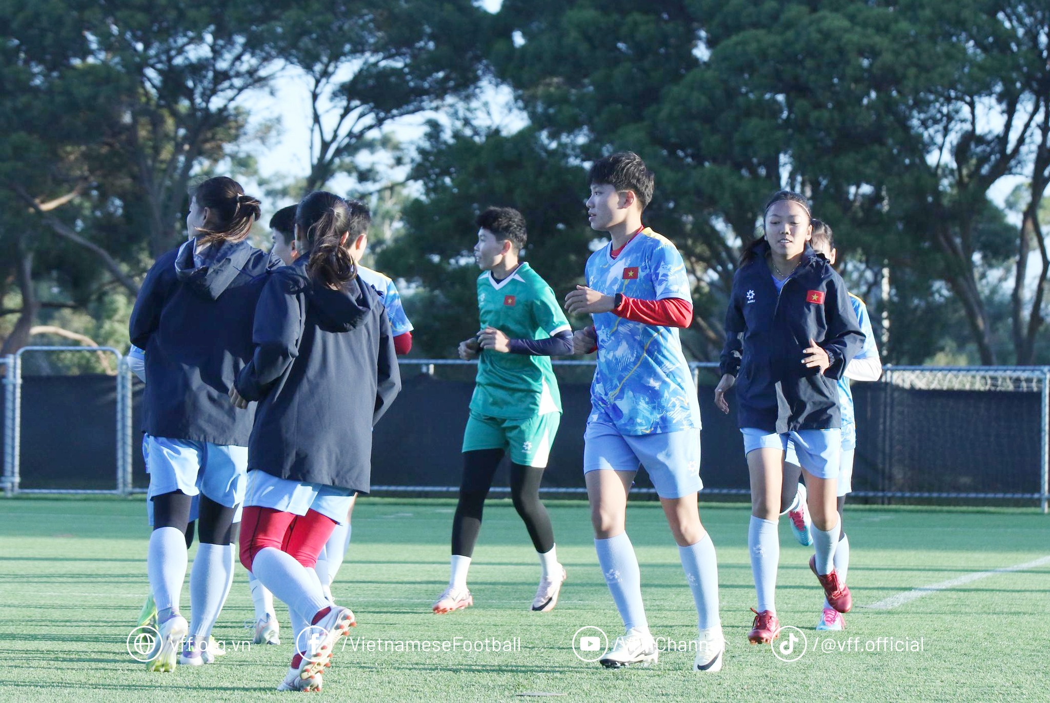 ĐT nữ Việt Nam hoàn tất chuẩn bị, sẵn sàng đấu Ấn Độ trận ra quân