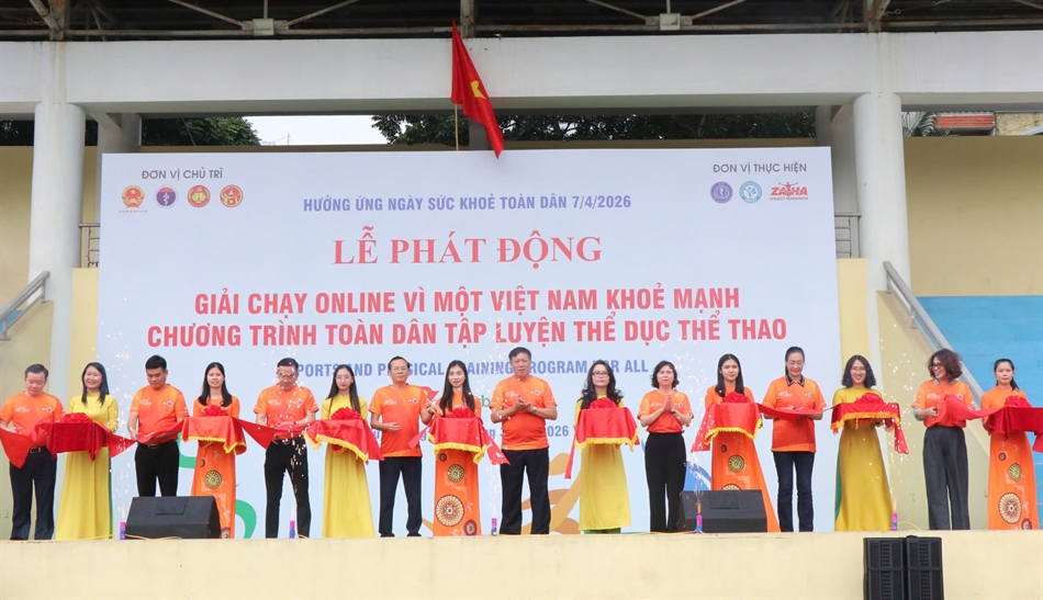 Phát động giải chạy online “Vì một Việt Nam khỏe mạnh” 2026 hưởng ứng Ngày Sức khỏe toàn dân