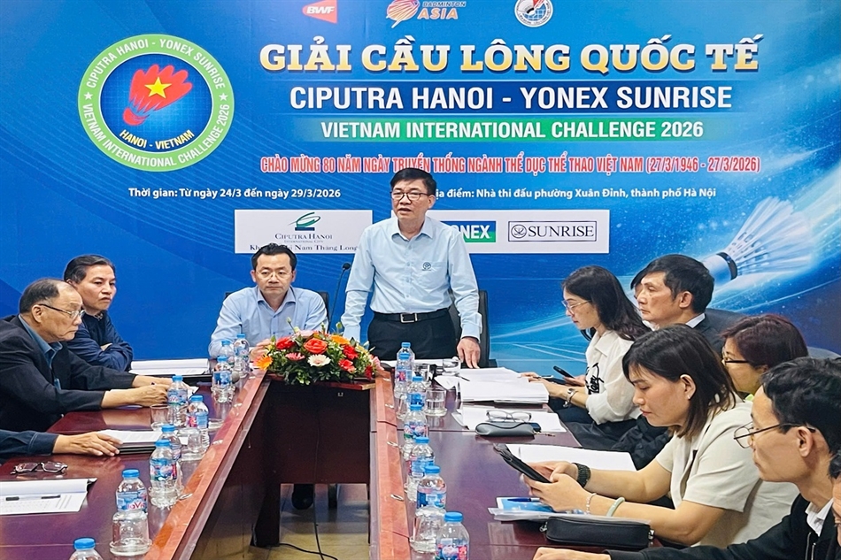 Giải cầu lông quốc tế Ciputra Hanoi 2026: Hà Nội sẵn sàng cho sân chơi tầm cỡ