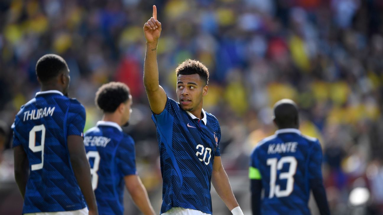 Desire Doue rực sáng, tuyển Pháp thắng thuyết phục Colombia trước thềm World Cup 2026