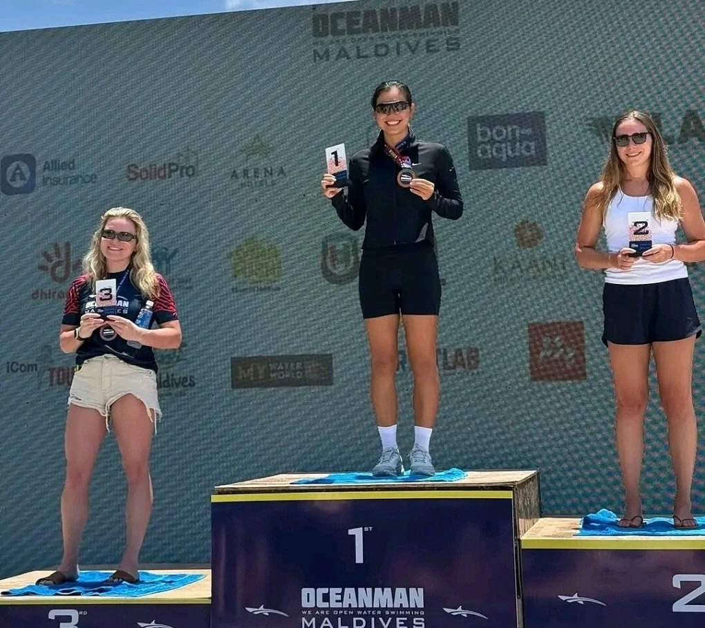 Ánh Viên rực sáng tại Oceanman Maldives 2026 với 4 HCV ấn tượng