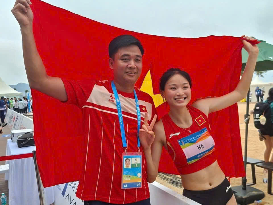 HÀ THỊ THÚY HẰNG GIÀNH HCV ĐẦU TIÊN CHO VIỆT NAM TẠI ĐẠI HỘI THỂ THAO BÃI BIỂN CHÂU Á 2026