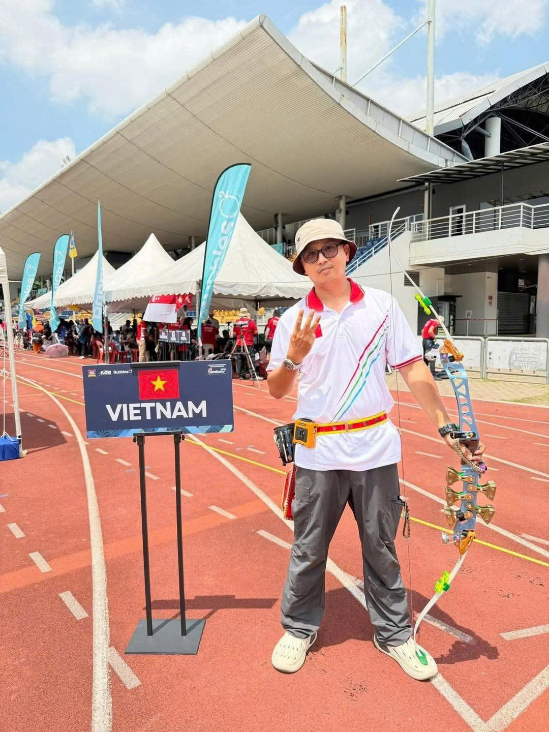 Bắn cung Việt Nam giành trọn bộ huy chương tại Giải vô địch Barebow châu Á 2026