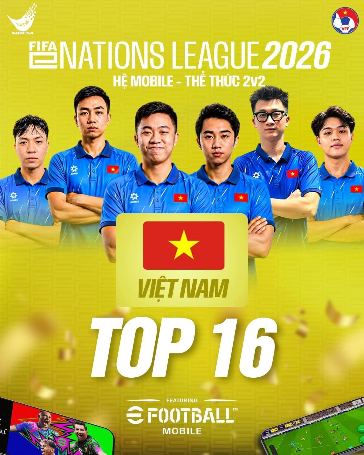 eFootball Việt Nam tích lũy hành trang quý giá trước chặng quyết định của FIFAe Nations League 2026