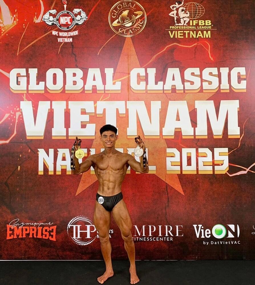 Trịnh Ngọc Nhựt chinh phục ngôi vô địch toàn năng WFF Việt Nam Muscle Flex 2026