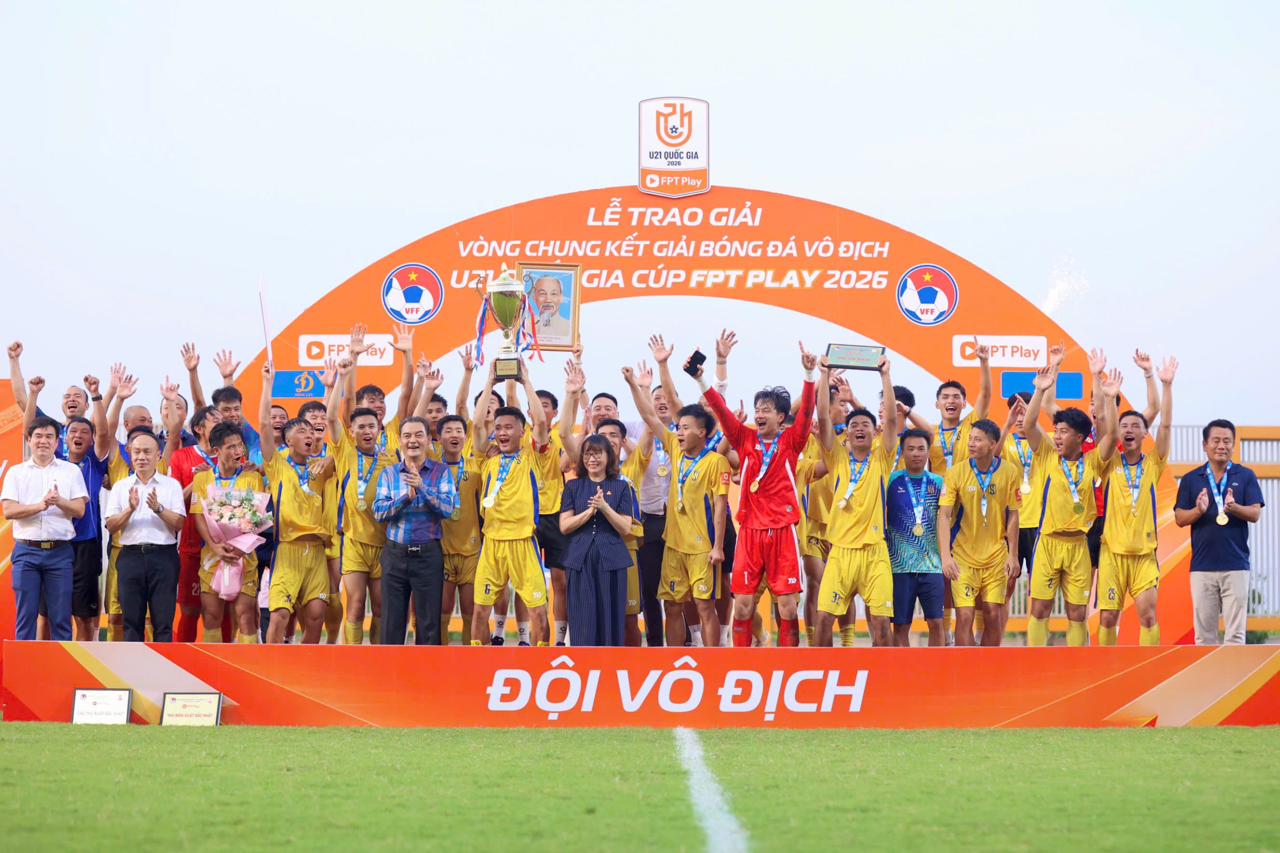 U21 Sông Lam Nghệ An đăng quang Giải U21 Quốc gia – Cúp FPT Play 2026