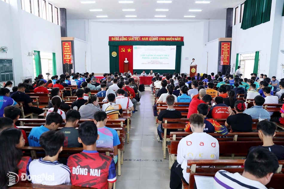Gần 300 học viên tham gia chương trình giáo dục phòng, chống doping trước Đại hội Thể thao toàn quốc 2026