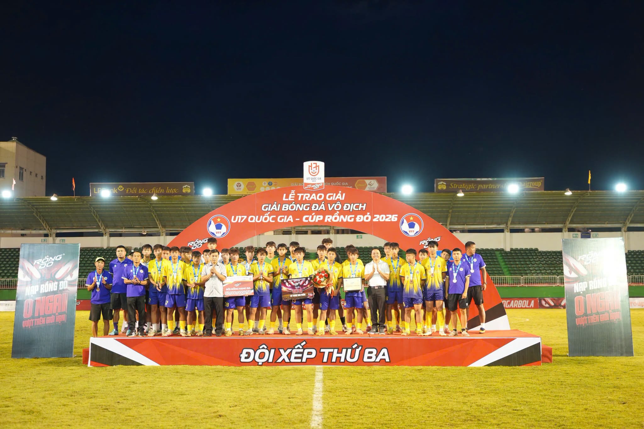 U17 SHB Đà Nẵng và U17 Hà Nội để lại dấu ấn đậm nét với vị trí đồng hạng Ba tại U17 Quốc gia 2026