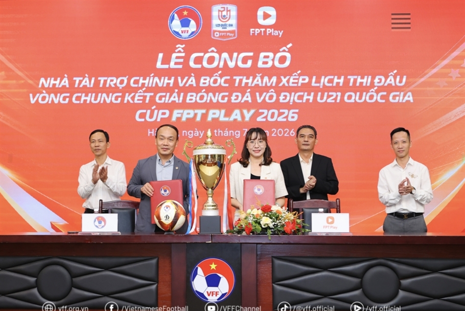 Giải U21 Quốc gia 2026 bước sang diện mạo mới với sự đồng hành của FPT Play