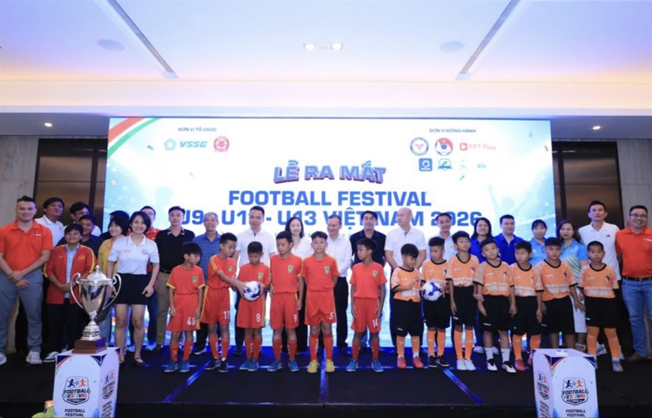 Football Festival U.9, U.11, U.13 Việt Nam 2026: Sân chơi quốc gia mở rộng cơ hội cho tài năng bóng đá trẻ
