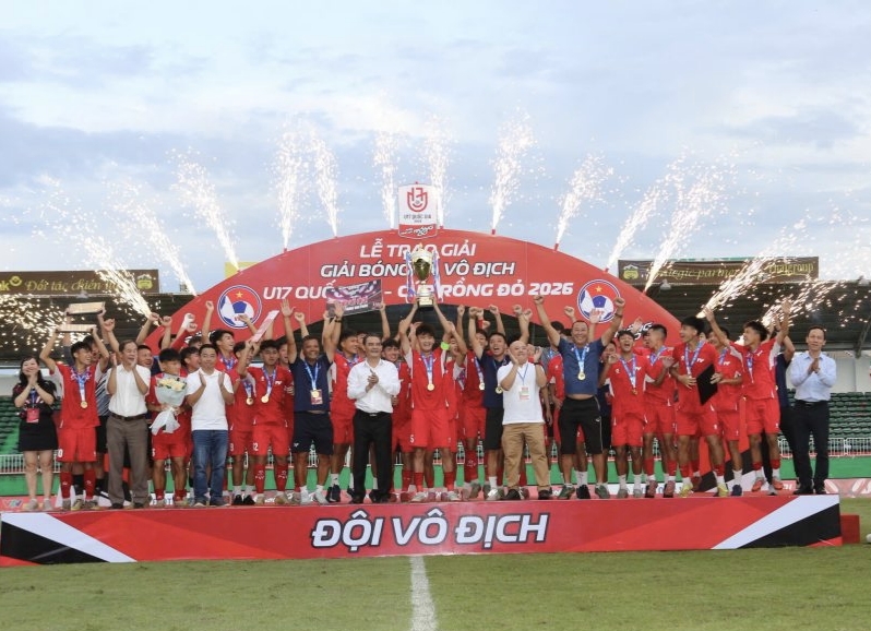 U17 PVF lần thứ năm đăng quang Giải U17 Quốc gia, tiếp tục khẳng định vị thế lò đào tạo trẻ hàng đầu