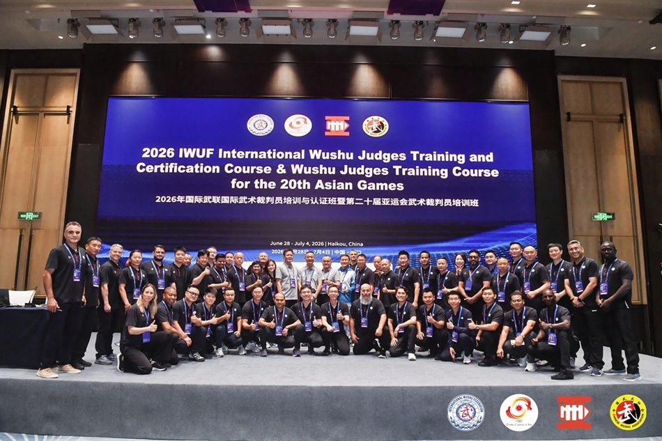 Wushu châu Á tăng tốc chuẩn bị cho ASIAD 20 bằng chương trình đào tạo trọng tài quốc tế quy mô lớn