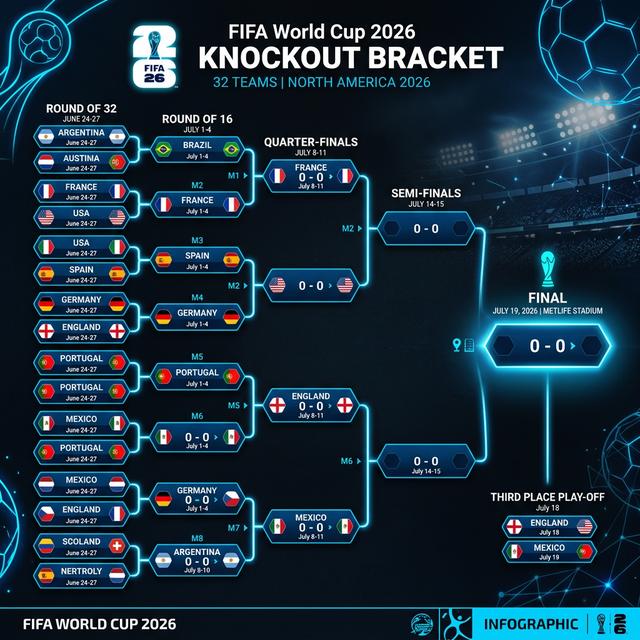 World Cup 2026 xác định 4 cặp tứ kết: Những cuộc đại chiến đưa giải đấu vào giai đoạn khốc liệt nhất