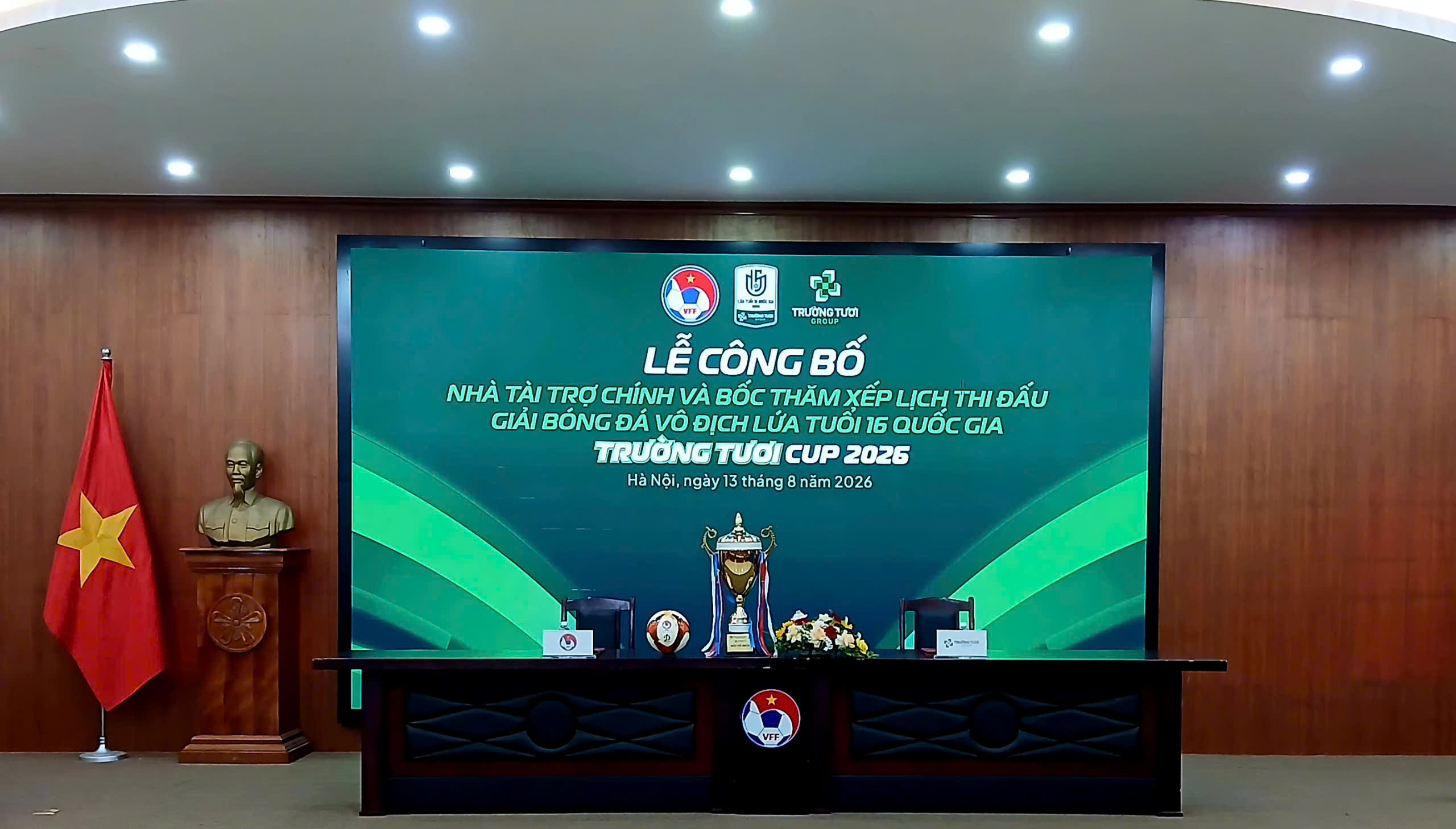 Trường Tươi Cup 2026 mở màn hành trình mới cho bóng đá U16 Việt Nam