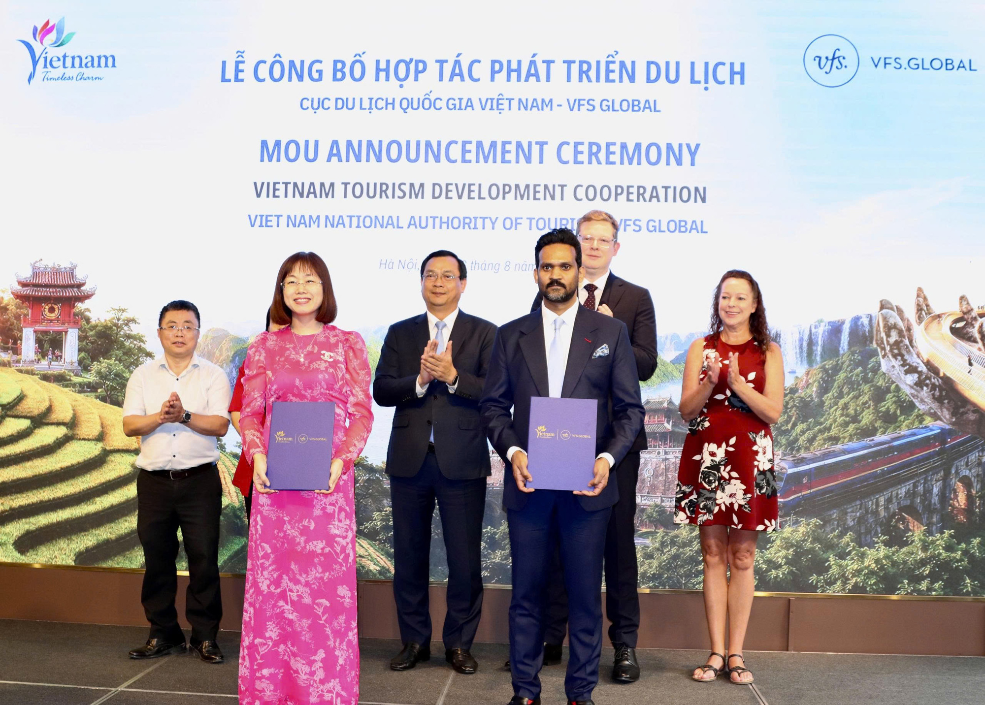 Cục Du lịch Quốc gia Việt Nam và VFS Global bắt tay mở rộng quảng bá du lịch ra thế giới
