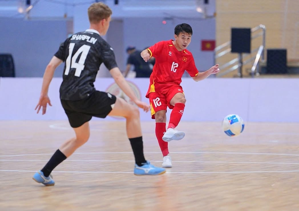 ĐT futsal Việt Nam bùng nổ trước New Zealand, giành chiến thắng đầu tiên tại Thái Lan 2026