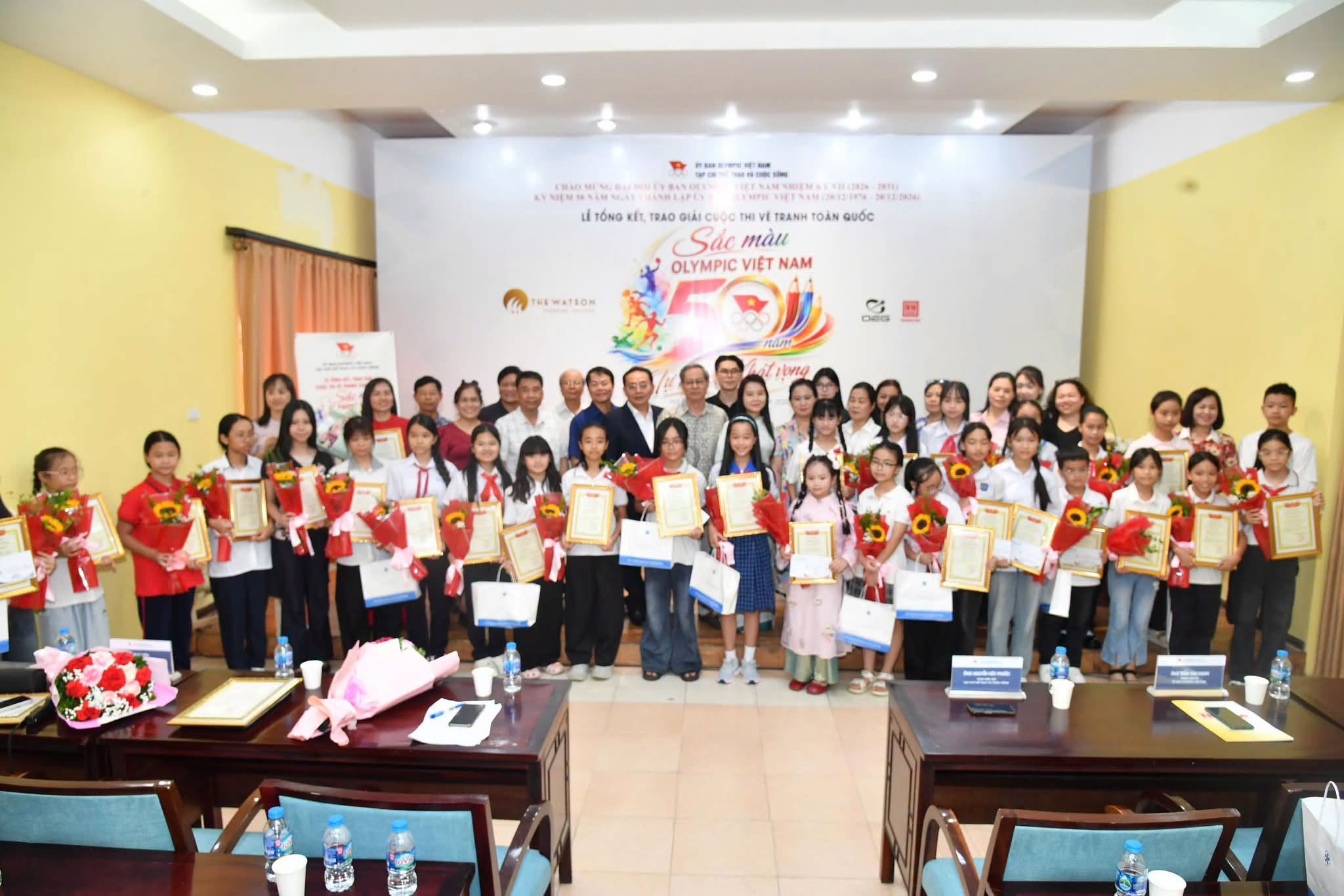 Sắc màu Olympic Việt Nam lan tỏa mạnh mẽ trong học đường