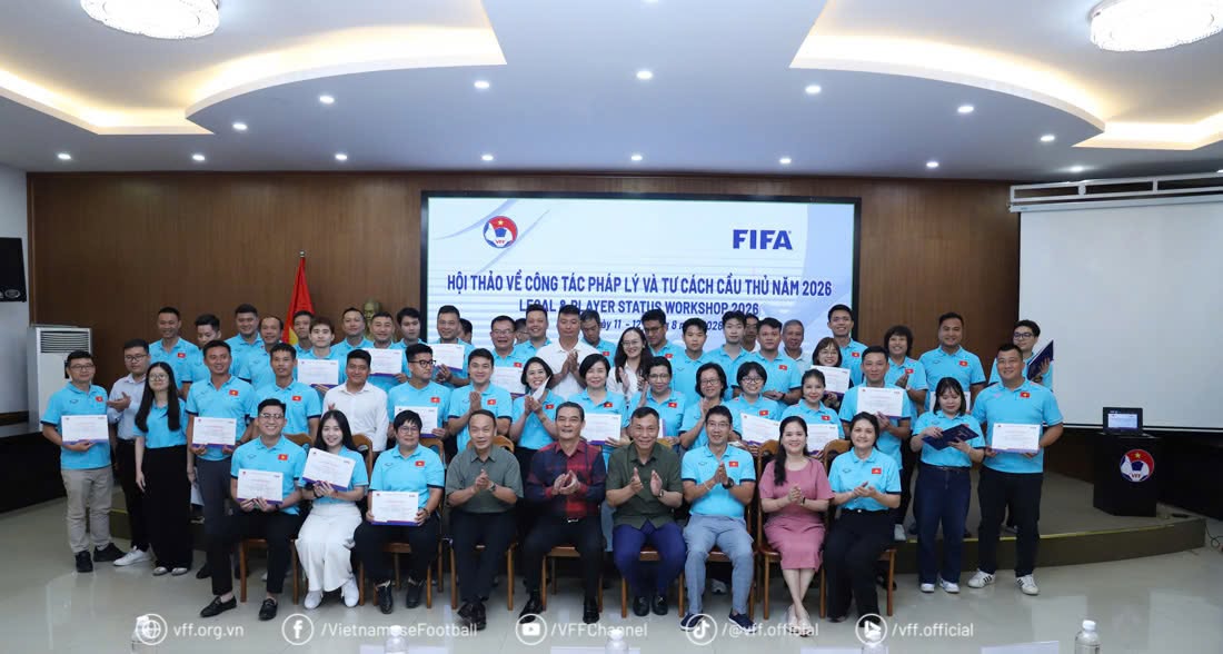 Hội thảo pháp lý và tư cách cầu thủ 2026 khép lại sau hai ngày làm việc