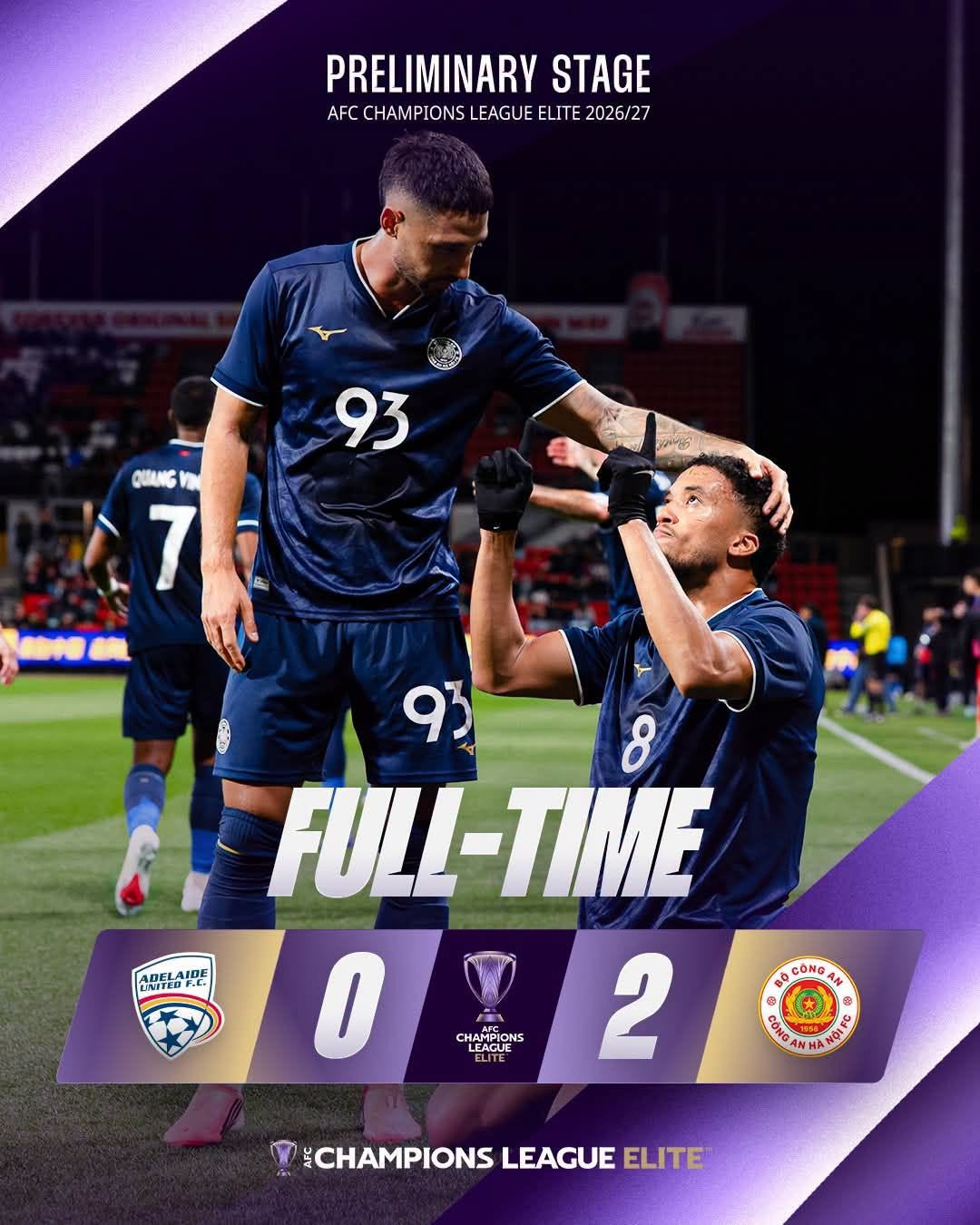 CAHN viết nên lịch sử, giành vé dự AFC Champions League Elite 2026/27