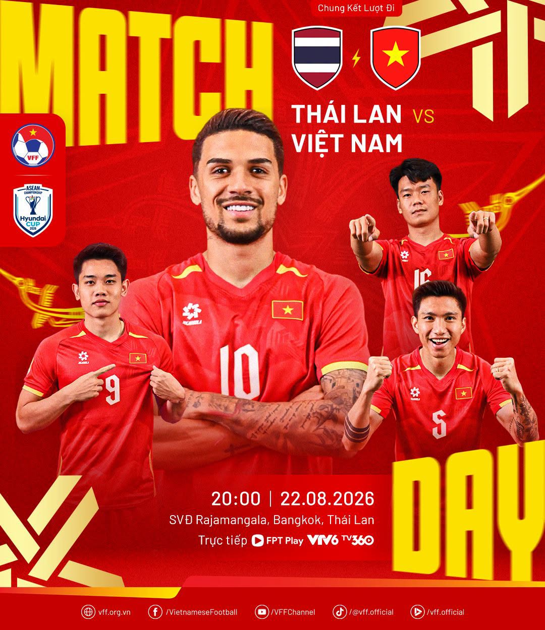 Việt Nam sẵn sàng cho cuộc đối đầu Thái Lan tại Rajamangala
