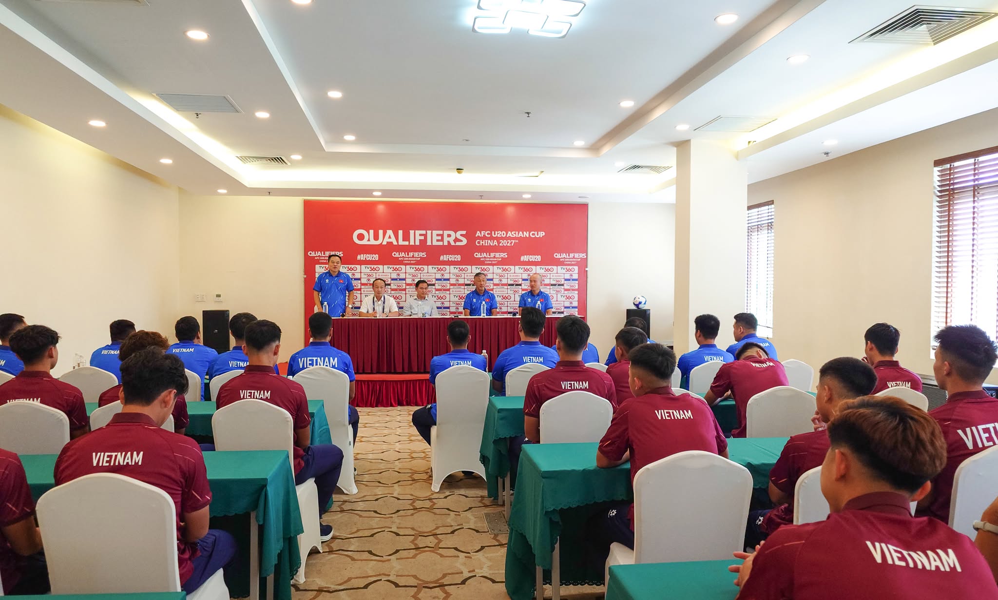 U20 Việt Nam nhận động lực trước trận mở màn Vòng loại U20 châu Á 2027
