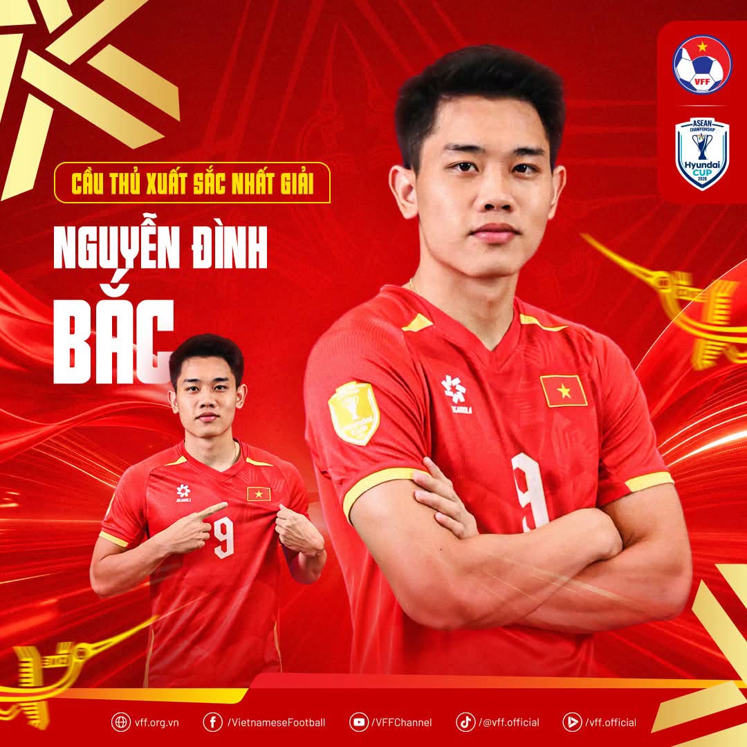 Đình Bắc tỏa sáng, chạm đỉnh ASEAN Cup 2026