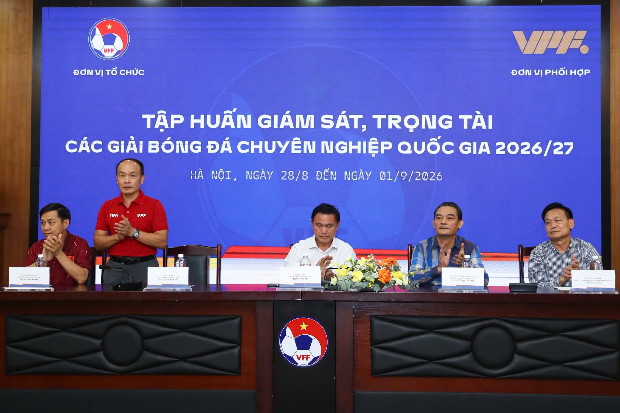 Khai mạc tập huấn giám sát, trọng tài trước mùa giải 2026/27