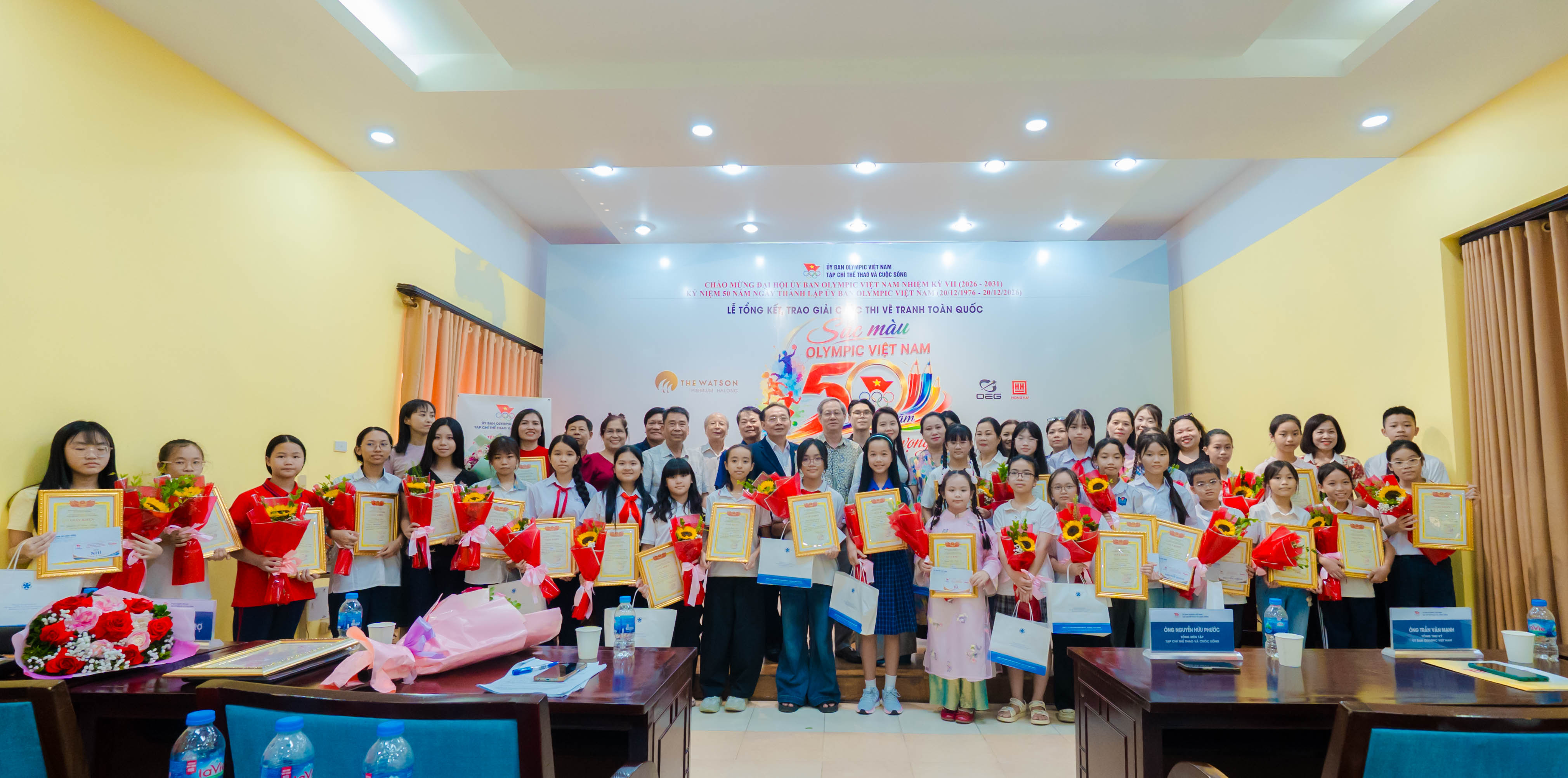 Sắc màu Olympic Việt Nam lan tỏa mạnh mẽ trong học đường