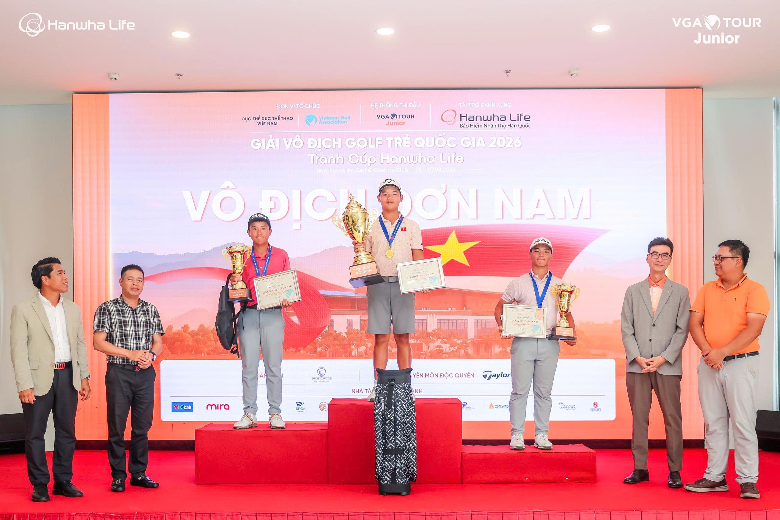 Golf trẻ quốc gia 2026 gọi tên Nguyễn Trọng Hoàng và Park Ha Na