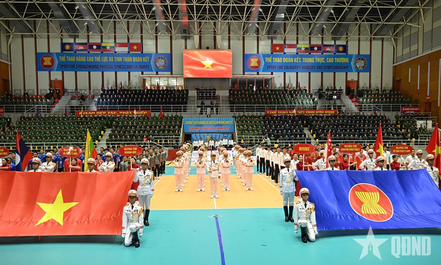 Bóng chuyền Quân đội ASEAN mở rộng 2026 chính thức khởi tranh tại Hà Nội