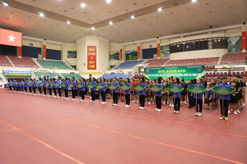 Gần 300 tài năng trẻ hội tụ tại Giải Bóng bàn Các cây vợt Xuất sắc Quốc gia 2026