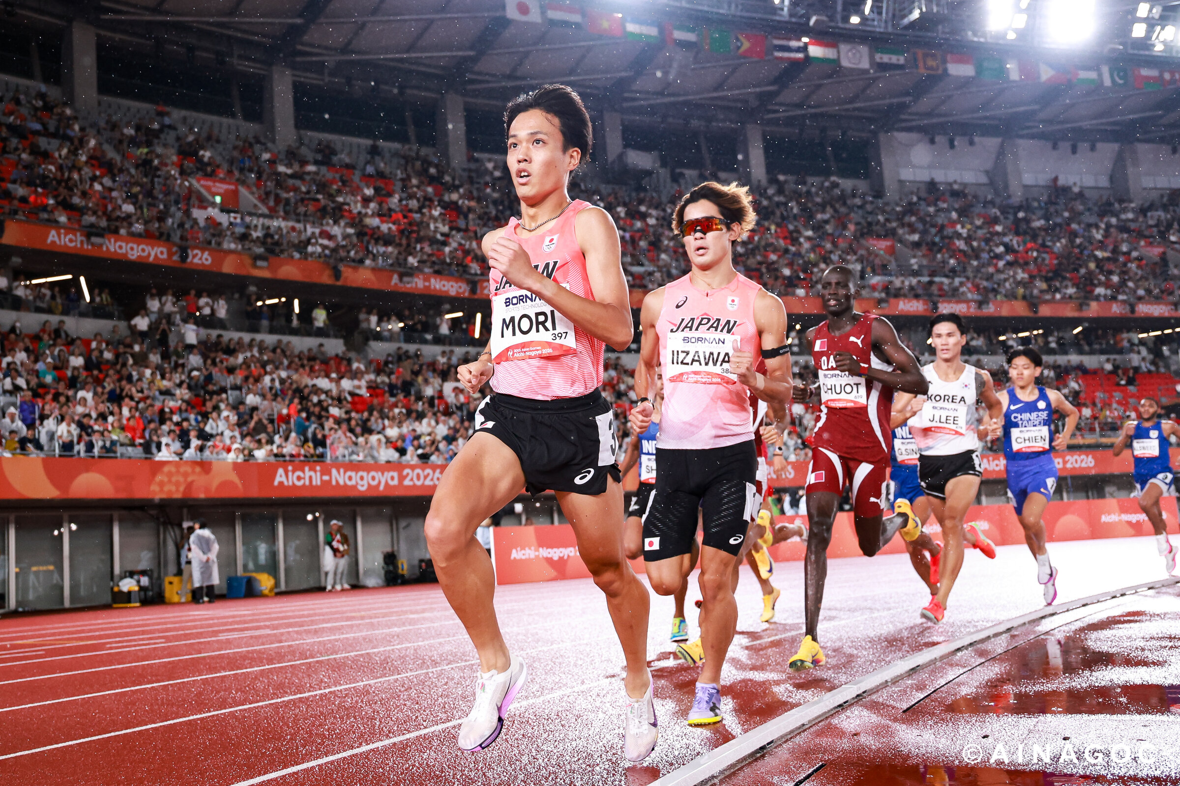 Kazuto Iizawa tăng tốc ở những mét cuối, phá kỷ lục 1500m Asian Games