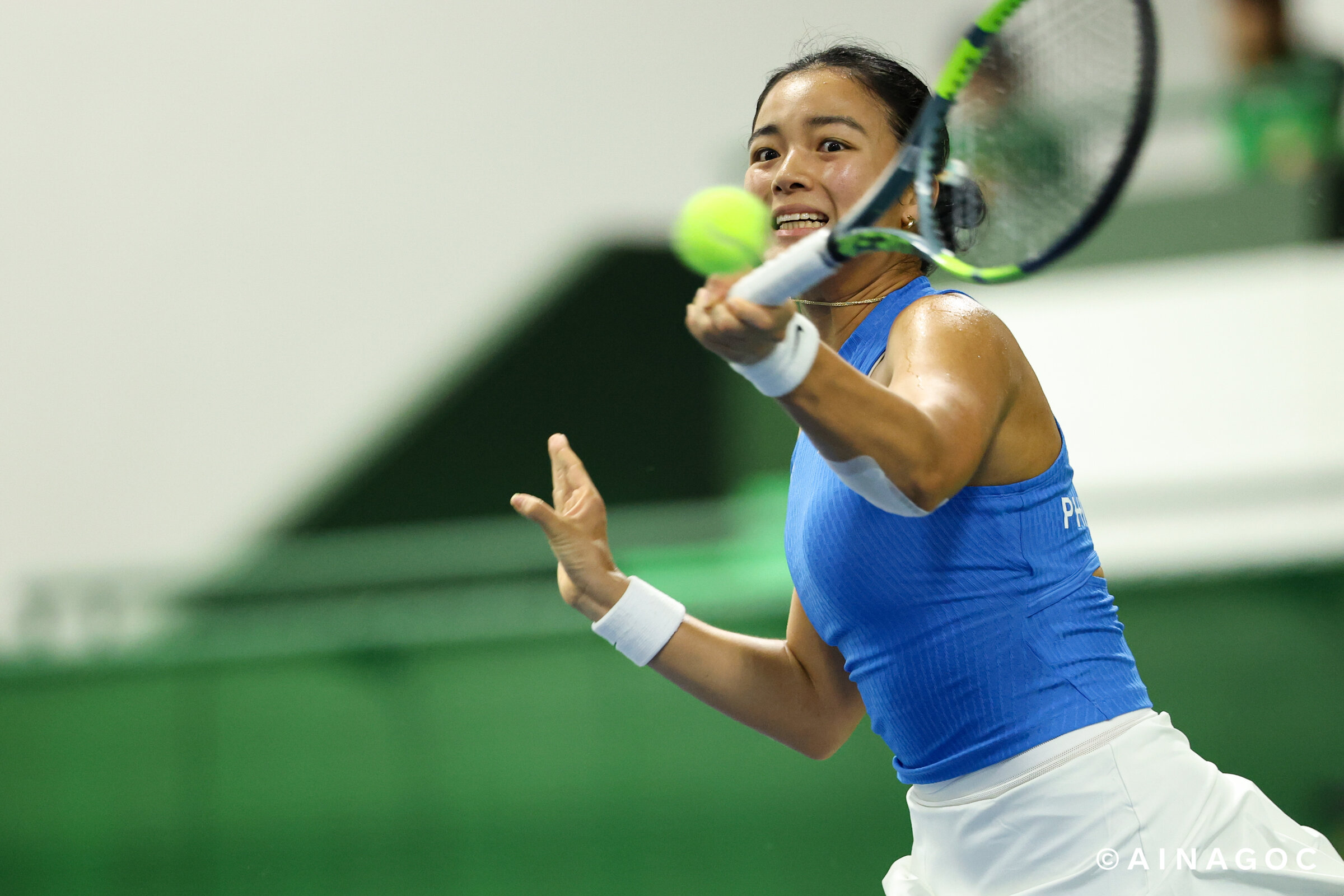 Alexandra Eala thắng áp đảo, thẳng tiến tứ kết tennis Asian Games 2026