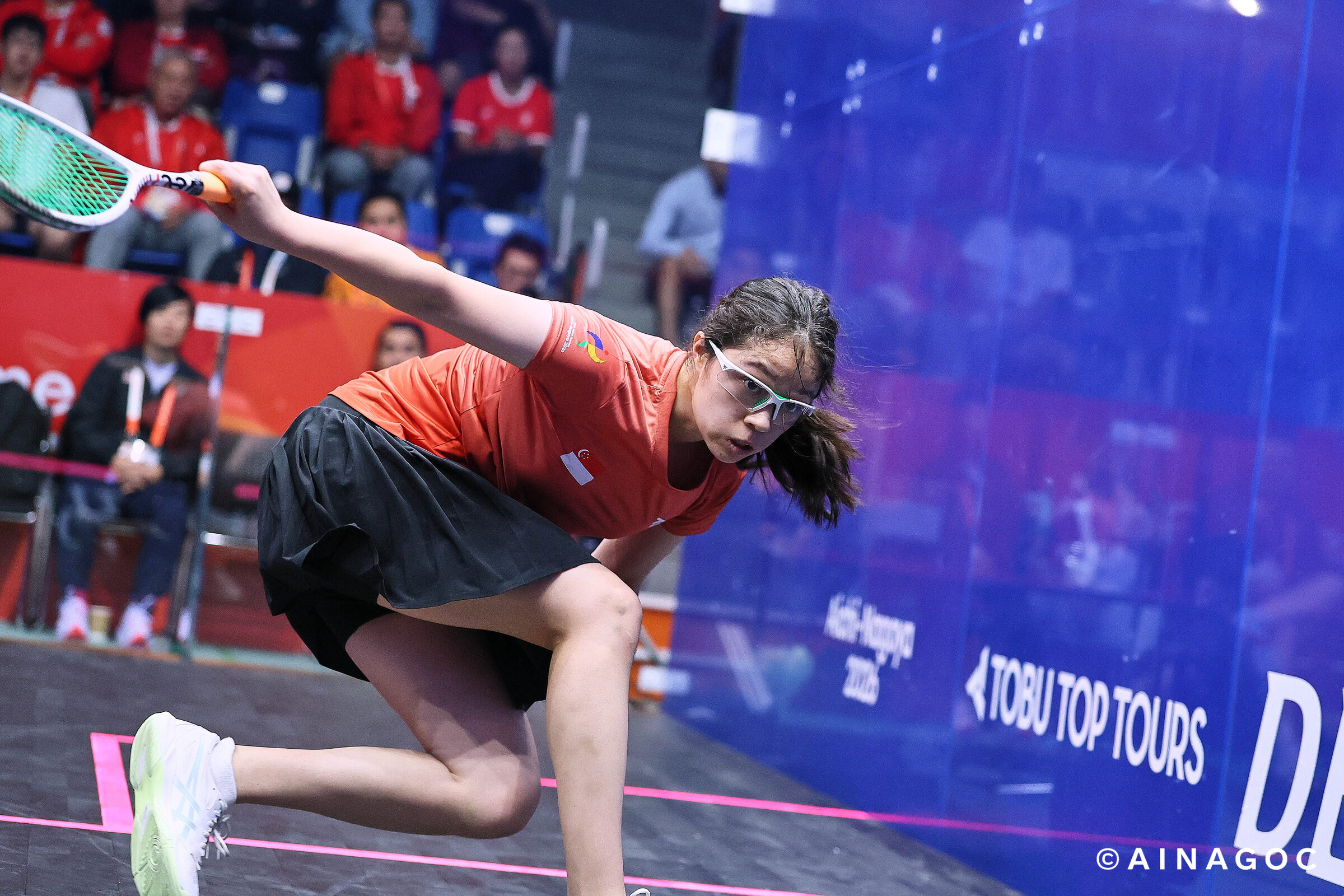 Naisha Singh cùng tuyển nữ Singapore dừng bước ở tứ kết squash ASIAD 20