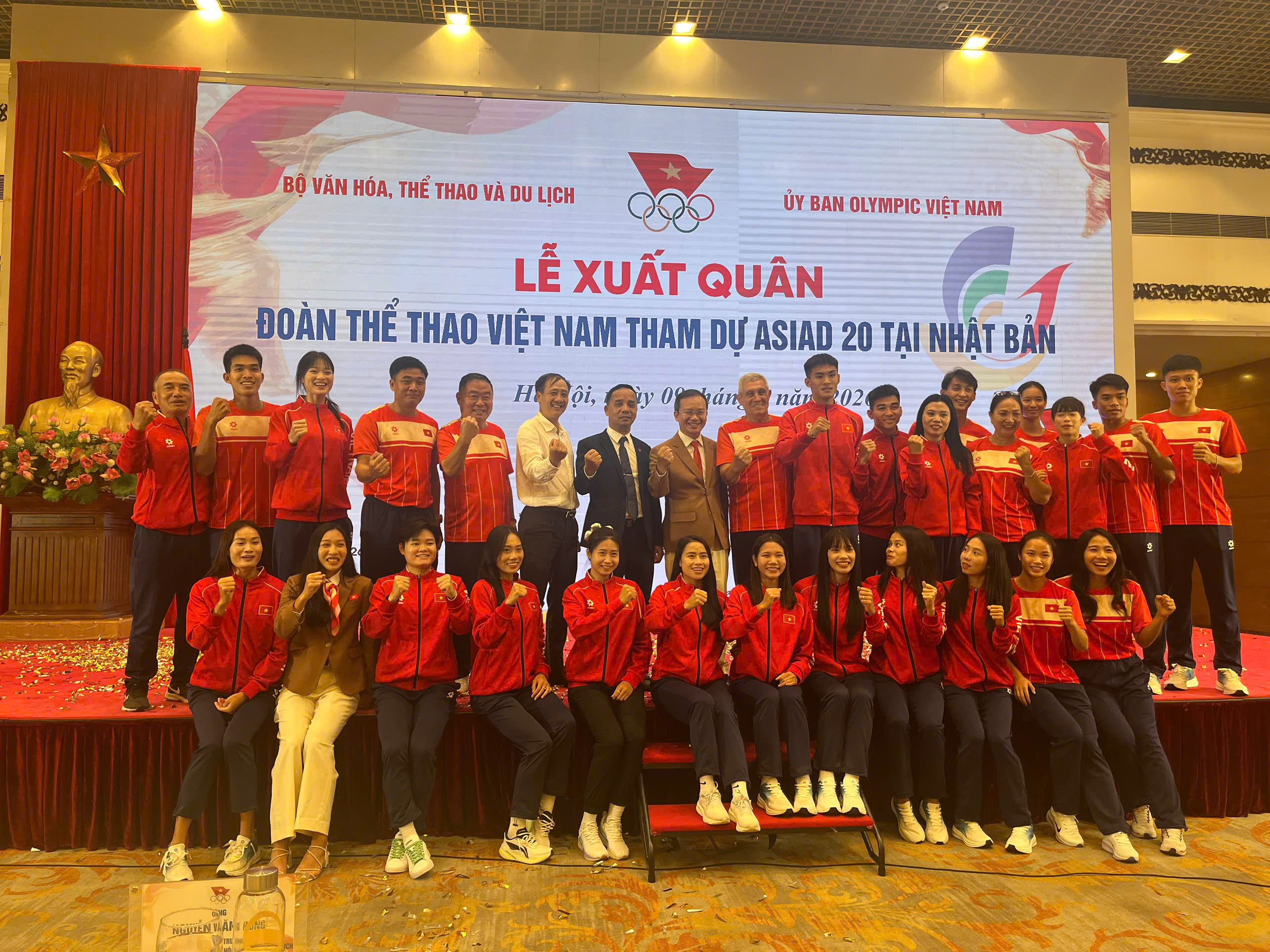 Đoàn Thể thao Việt Nam lên đường chinh phục ASIAD 20 với khát vọng vượt giới hạn