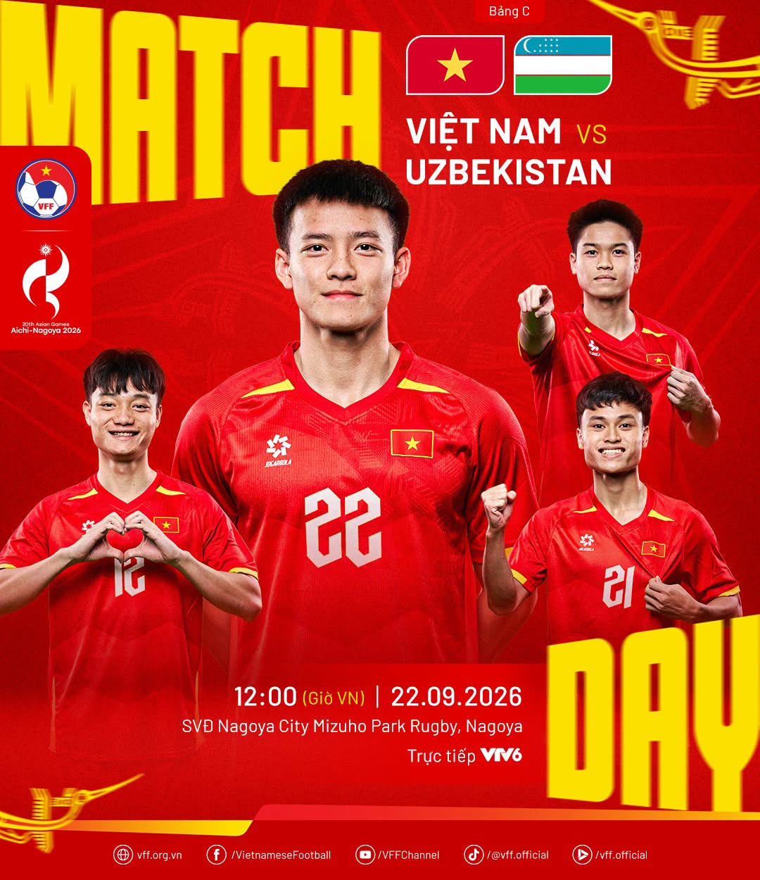 U23 Việt Nam quyết đấu Uzbekistan, hướng tới tấm vé vào tứ kết ASIAD 20