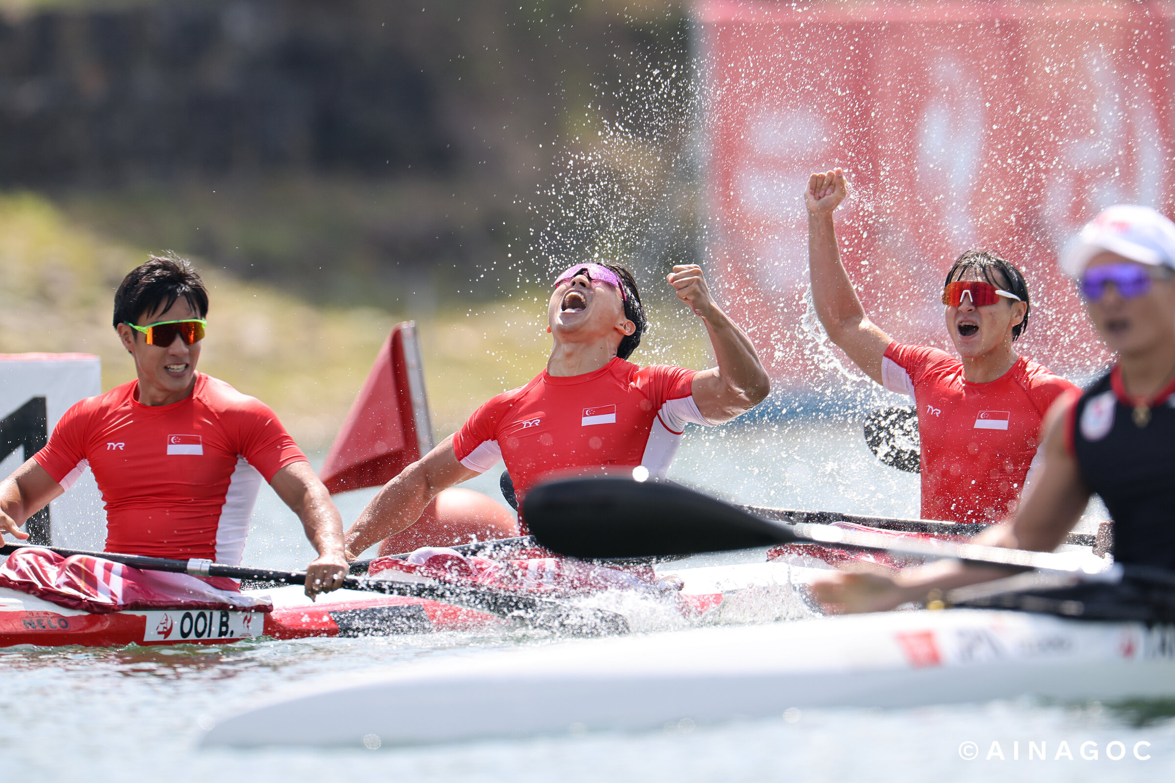 Kỳ vọng và nỗ lực của Singapore trên đường đua kayak 500m tại ASIAD 20