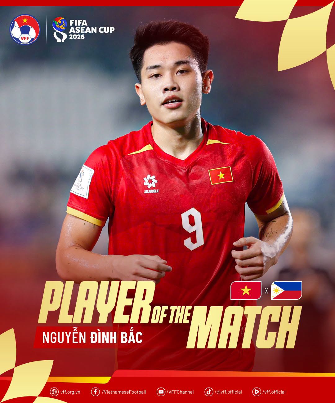 Đình Bắc và khoảnh khắc mở ra chiến thắng cho Việt Nam tại FIFA ASEAN Cup